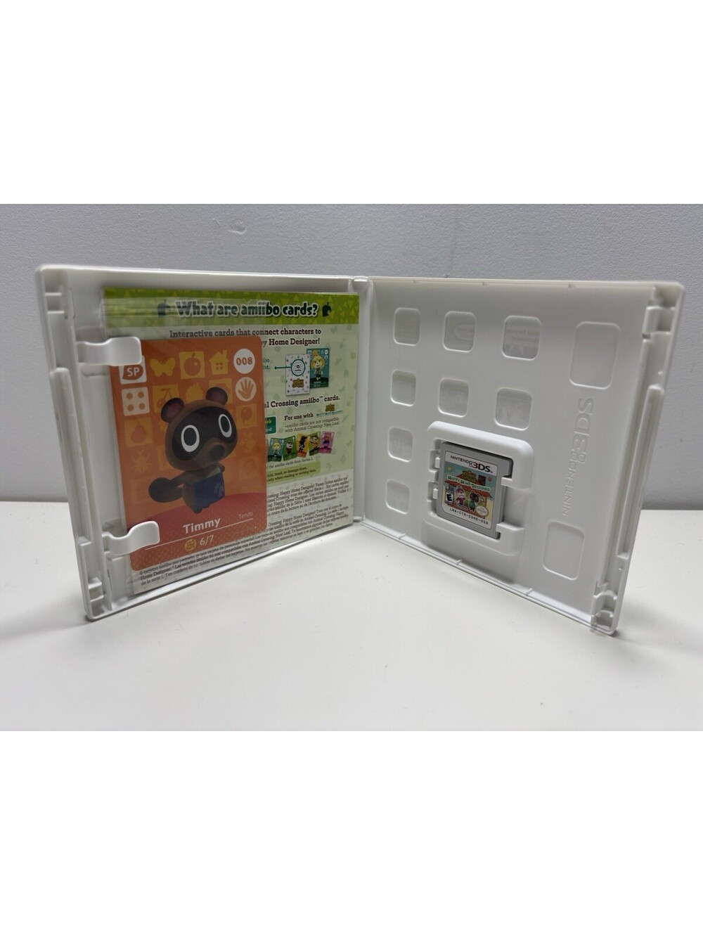 [CIB W/Sealed amiibo Card] Animal Crossing: Happy Home Designer - Picture 2 of 3